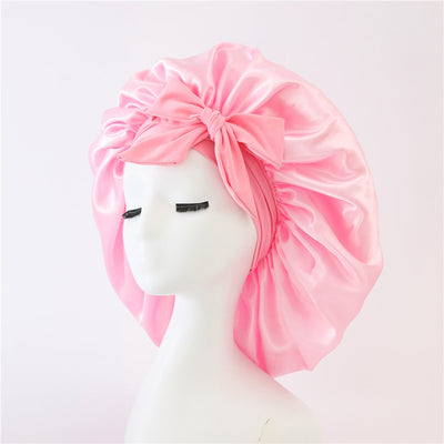 New Silk Bonnet For Sleeping Women Satin Bonnet Hair Bonnet Night Sleep Cap Scarf Wrap For Curly Hair With Tie Band For Curly Hair null