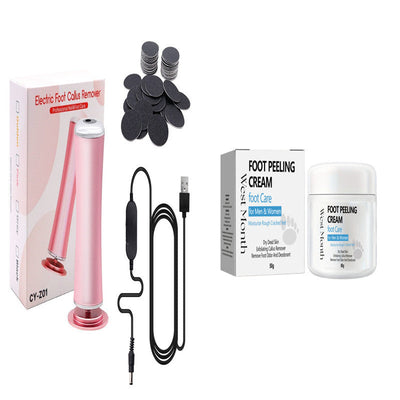 Electric Foot Callus Remover Foot Care File Heels Dead Skin Pedicure Tool Electronic Foot Grinder And Replacement Sandpaper null