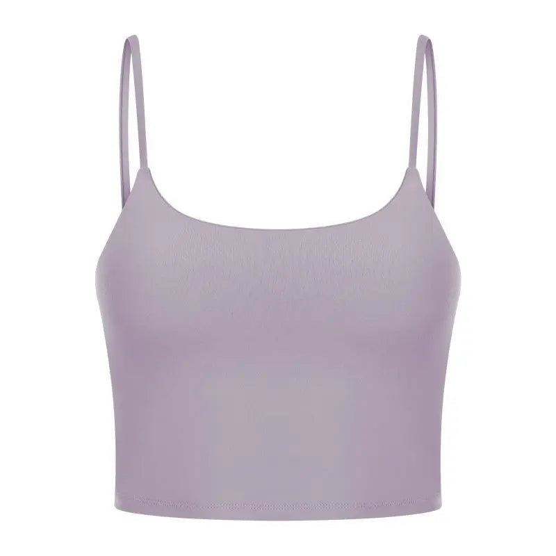 Yoga Jacket Women's Sports Underwear With Chest Pad Thin Belt Beauty Back null