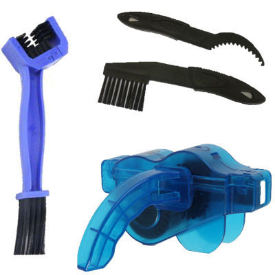 Bicycle Cleaning Tool Set Large Bristle Scrub Chain Cleaner Small Brush null