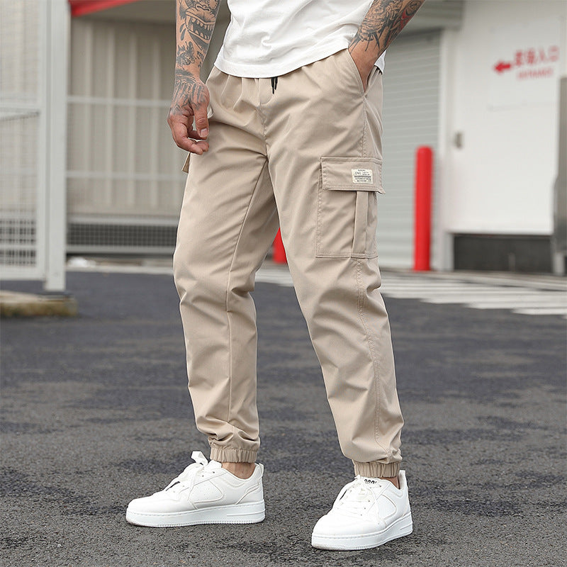 Men's Overalls Loose Casual Cropped Pants null