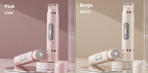 Dual-Head Electric Shaver Painless Women's Epilator Bikini Hair Removal Device Automatic Hair Trimmer Underarm Facial Lips Leg null