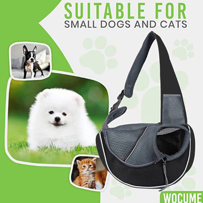 Carrying Pets Bag Women Outdoor Portable Crossbody Bag For Dogs Cats null
