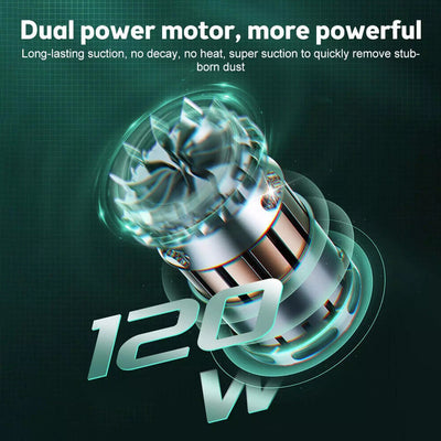 Cordless Hand-Held Vacuum Cleaner Mini Portable Car Auto Home Wireless Handheld Vacuum Cordless, Portable Car Vacuum Cleaner With Powerful Suction And Brushless Motor, Rechargeable null