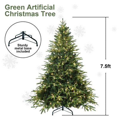 PVC Christmas Tree, Christmas Decorations, Green, With Lights null