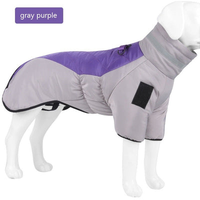 New Winter Dog Coat Waterproof Pet Clothes For Medum Large Dogs Warm Thicken Dog Vest Custome Labrador Jacket null