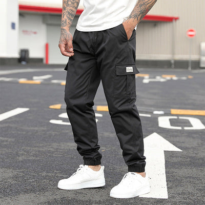 Men's Overalls Loose Casual Cropped Pants null