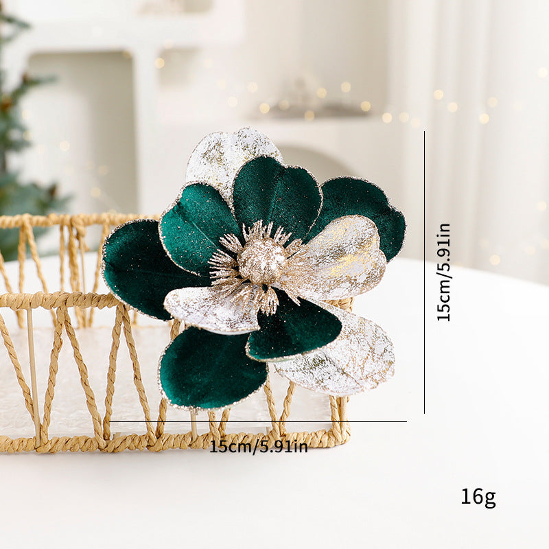 Christmas Flower Ornaments Christmas Tree Decorations null