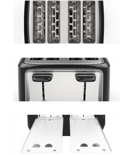 Home Automatic Multifunctional Toaster Four Slot Export null
