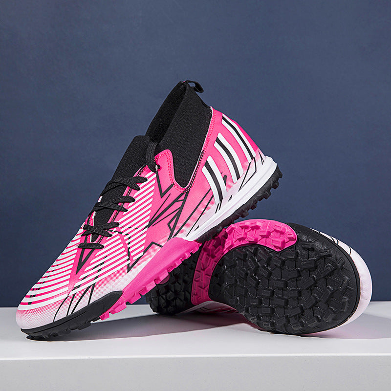 Male Teenager Student Competition Training Soccer Shoes null