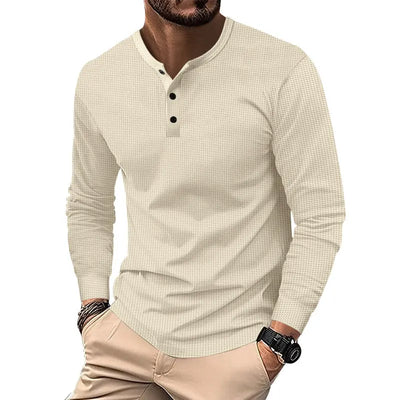 American Spring And Autumn Men's Long Sleeves T-shirt null