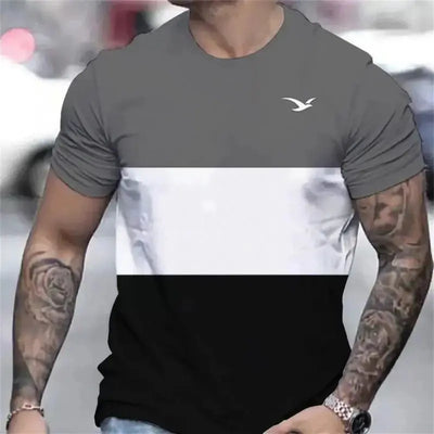 Men's T-shirt 3D Printing Athletic Clothing null