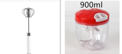 Semi-automatic Stainless Steel Egg Beater Whisk Hand Pressure Rotating Manual Mixer Egg Tools Cream Stirrer Kitchen Accessories null