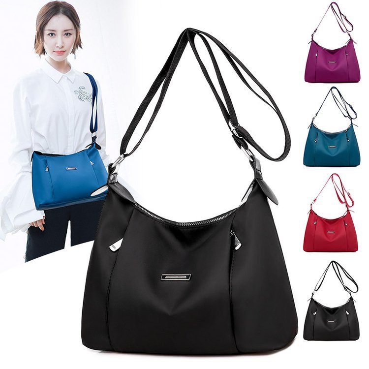 Fashion Oxford Cloth Shoulder Bag Simple Women's Crossbody Bag null