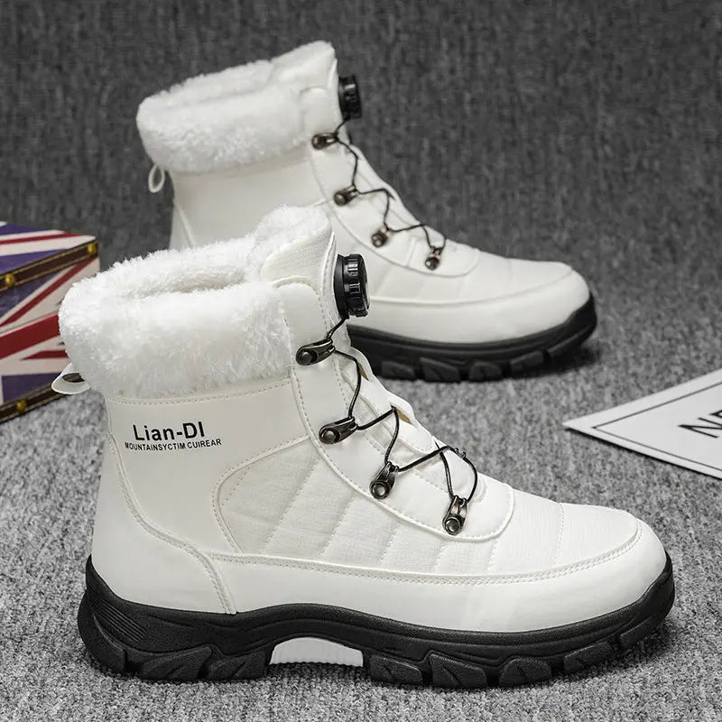Warm Snow Boots Fleece-lined Thickened Men null