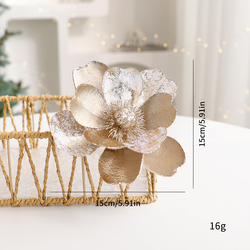 Christmas Flower Ornaments Christmas Tree Decorations null