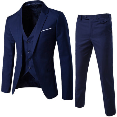 Men's Suit Set Two-piece Korean Style null