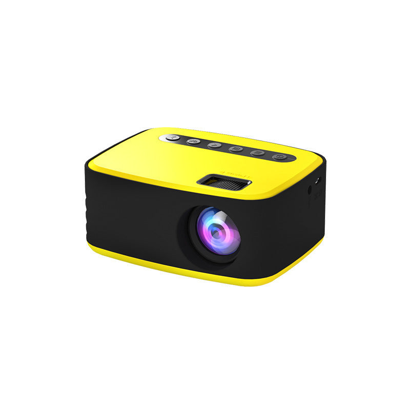 Mini Projector Led Home Theater Video Beamer Black null