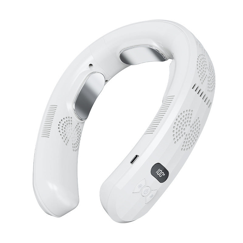 Halter Cooling Fan USB Charging Portable Leafless null