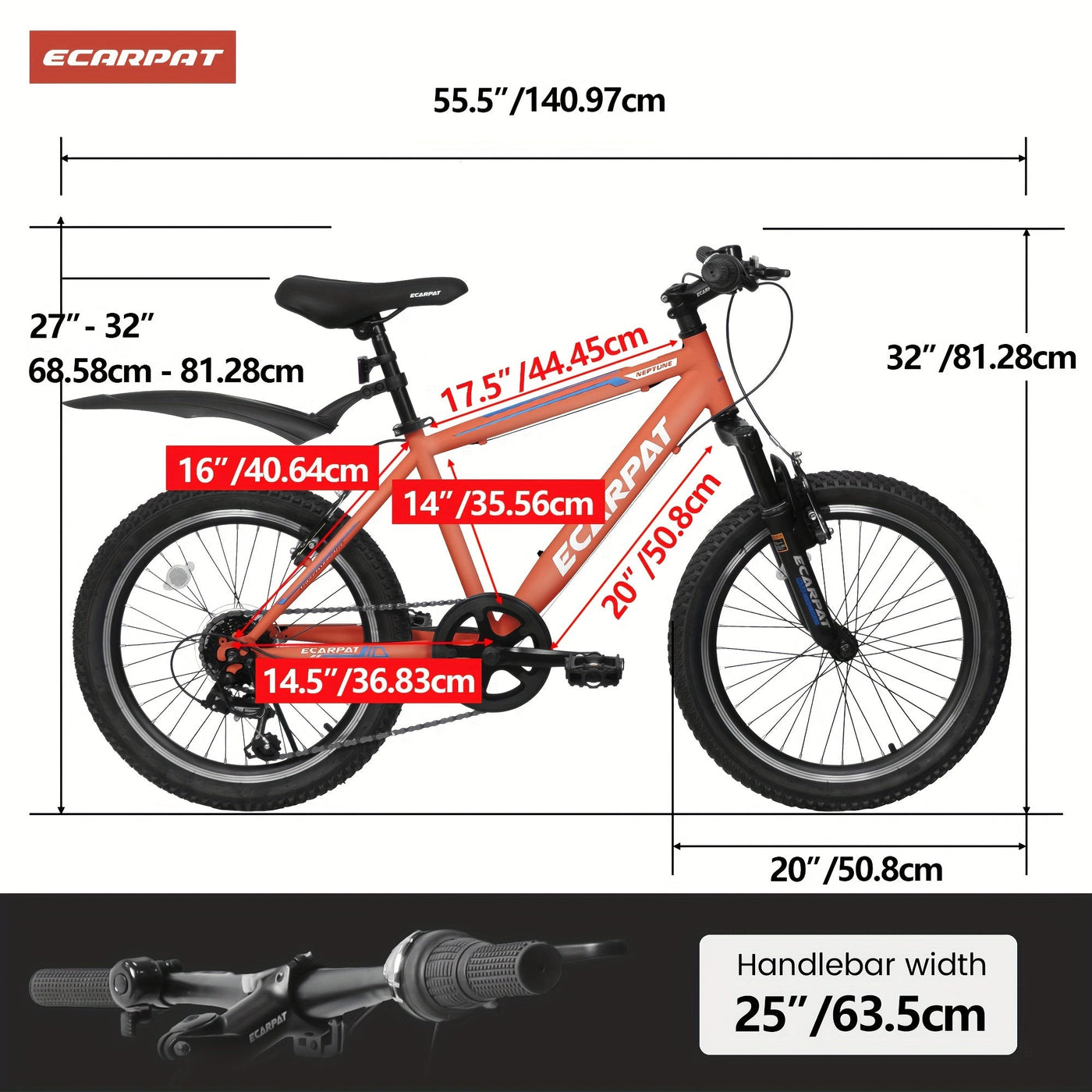 A20215 Kids Bicycle 20 Inch Kids Montain Bike Gear 7 Speed Bike For Boys And Girls null