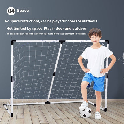 Children's Indoor Outdoor Football Goal Frame Portable Detachable Football Gantry Toy null