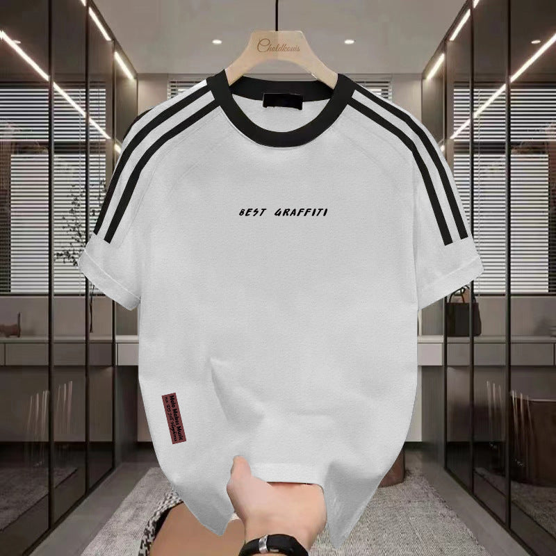 Men's Summer Thin Heavy Cotton Short Sleeve null