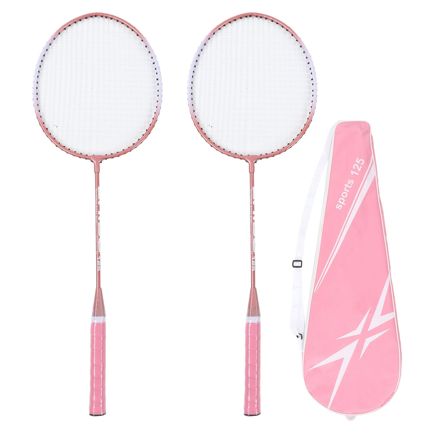 Badminton Rackets Pink Professional Separate Iron Alloy Badminton Rackets for Beginners Student Training null