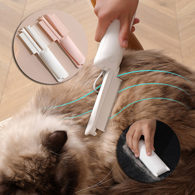 Pet Groomer Pet Hair Removal Brush Cat Grooming Brush Dog Cat Massage Epilator To Remove Floating Hair Cat Hair Dog Pet Supplies null