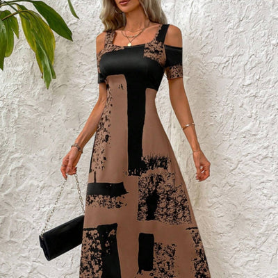 Summer Fashion Casual Short Sleeve Dress For Women null