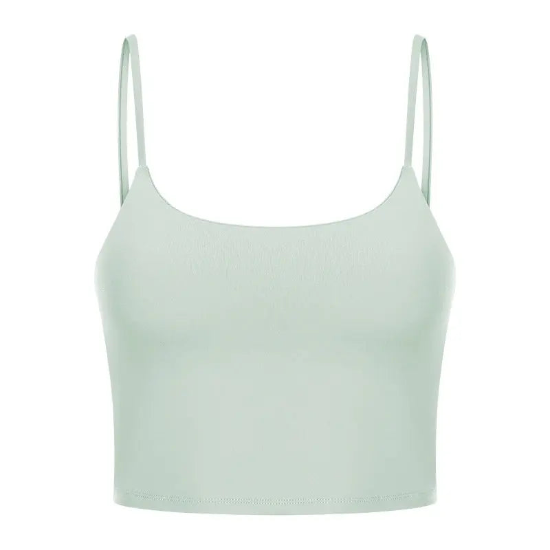 Yoga Jacket Women's Sports Underwear With Chest Pad Thin Belt Beauty Back null