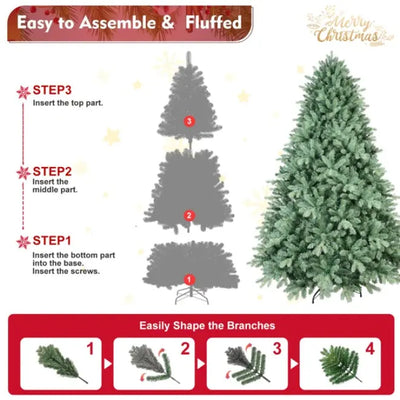Artificial 5ft Blue Green Tint Christmas Tree null