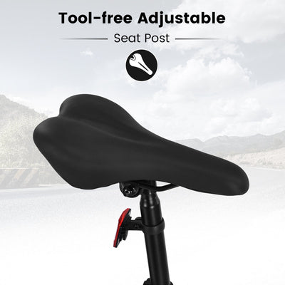 S26109 26 Inch Fat Tire Bike Adult-Youth Full Shimano 21 Speed Mountain Bike, Dual Disc Brake, High-Carbon Steel Frame, Front Suspension, Mountain Trail Bike, Urban Commuter City Bicycle null