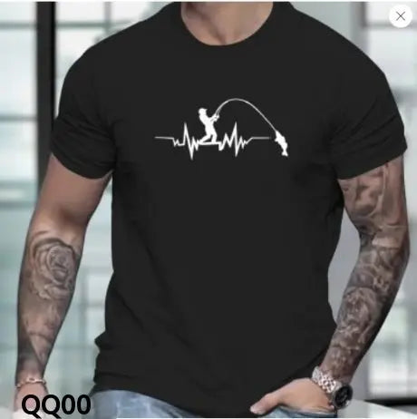 Men's T-shirt 3D Printing Athletic Clothing null