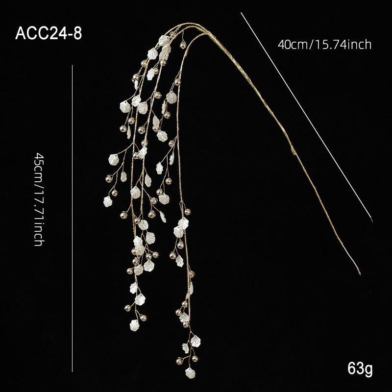 Christmas Acrylic White Crystal Twig Cutting Creative Decoration null