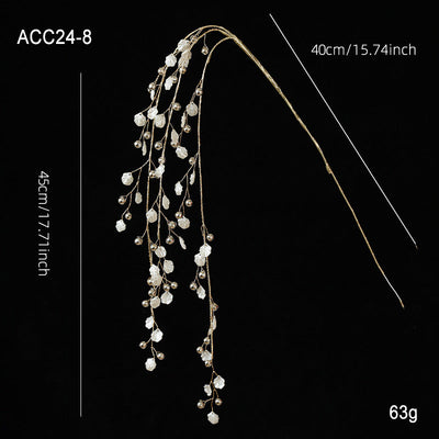 Christmas Acrylic White Crystal Twig Cutting Creative Decoration null