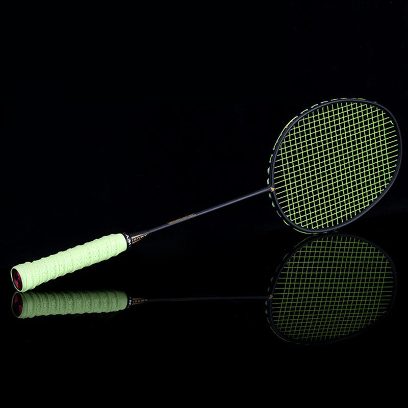 Full Carbon Badminton Racket Single Shot Attack Training null