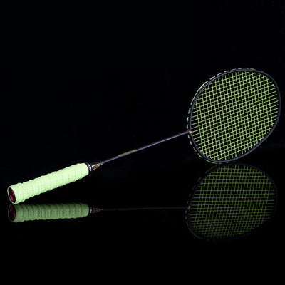 Full Carbon Badminton Racket Single Shot Attack Training null