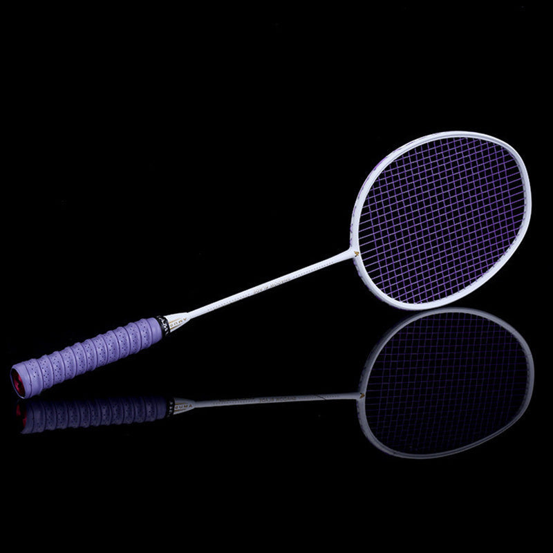 Full Carbon Badminton Racket Single Shot Attack Training null