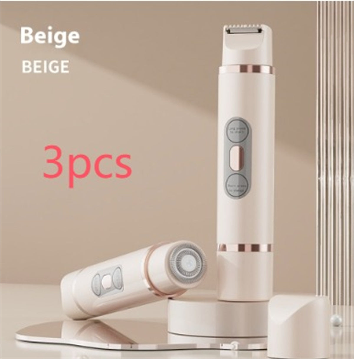 Dual-Head Electric Shaver Painless Women's Epilator Bikini Hair Removal Device Automatic Hair Trimmer Underarm Facial Lips Leg null