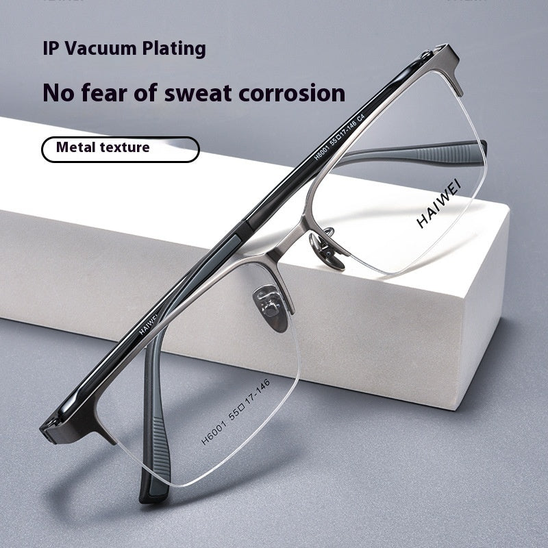 Ultra-light Titanium Frame Plastic Steel Leg Glasses null
