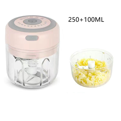 Mini Electric Garlic Chopper USB Charging Ginger Masher Machine Sturdy Durable Chili Vegetable Crusher Kitchen Tool null
