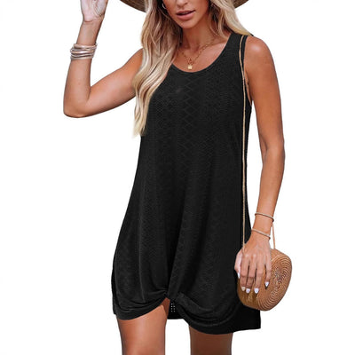 Women's Hollow Beach Vacation Clothes Kinky Dress null