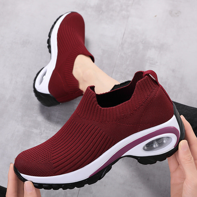 Sneakers Women Air Cushion Mesh Breathable Running Sports Shoes null