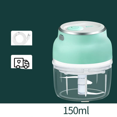 Portable Electric Mini Garlic Cutter Masher Vegetable Fruit Meat Food Chopper Grinder null