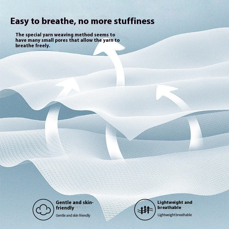 Ice Silk Mesh Short Sleeve Sports Casual null