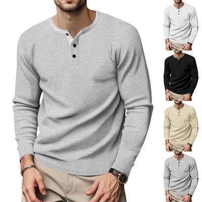 American Spring And Autumn Men's Long Sleeves T-shirt null