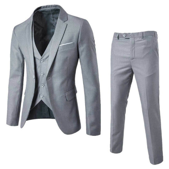 Men's Suit Set Two-piece Korean Style null