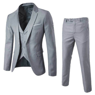 Men's Suit Set Two-piece Korean Style null