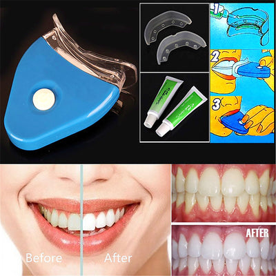 Oral Gel Teeth Tooth Whitening Whitener Dental Bleaching LED null