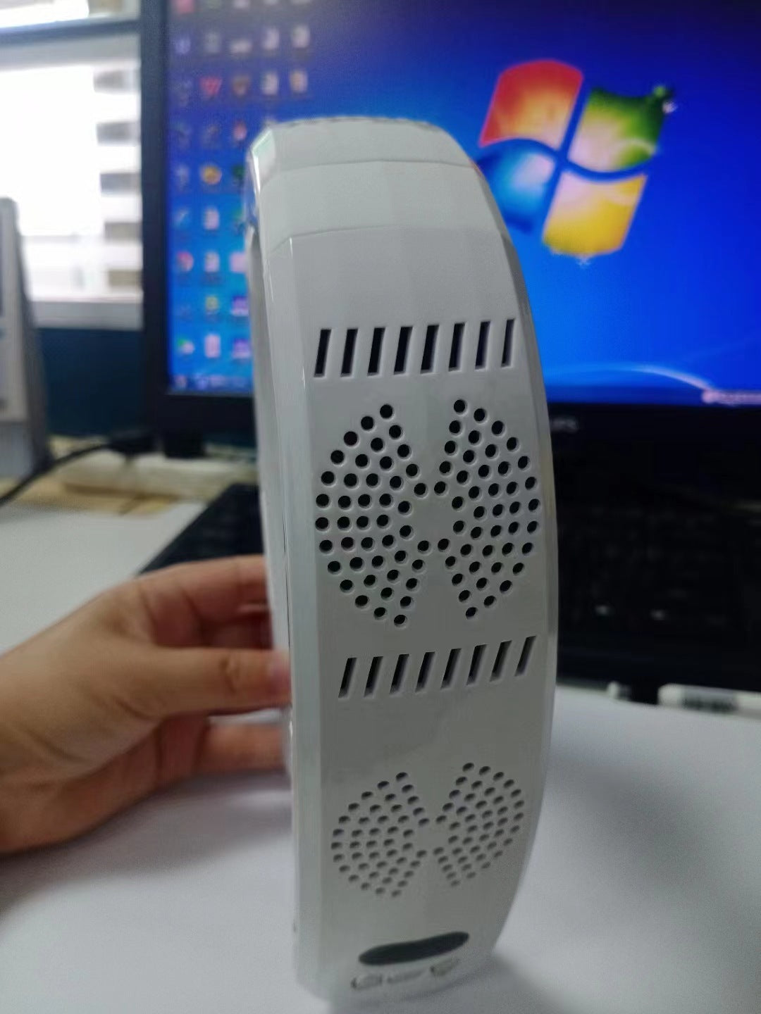 Halter Cooling Fan USB Charging Portable Leafless null